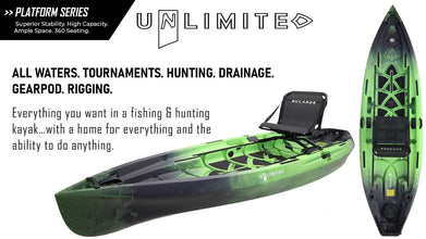 NuCanoe Unlimited Fishing Kayak