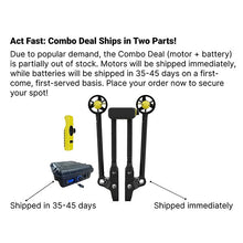 PacMotor + 16V Battery Trolling Motor Combo