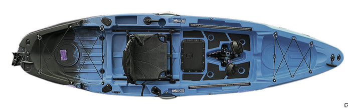 ReelYaks Rapido 10.8 ft Modular Pedal Fishing Kayak